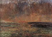 James Ensor Large Seascape-Sunset oil on canvas